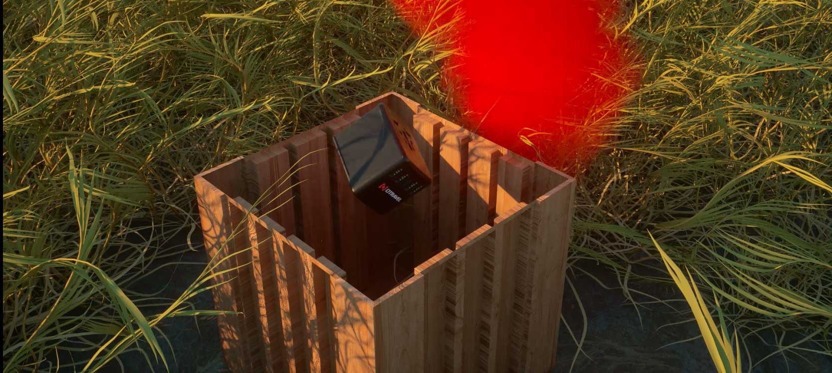 创点动画 | 产品动画空投的插座已降落