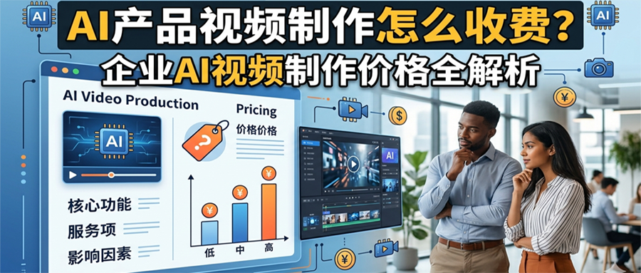 AI产品视频制作怎么收费？企业AI视频制作价格全解析
