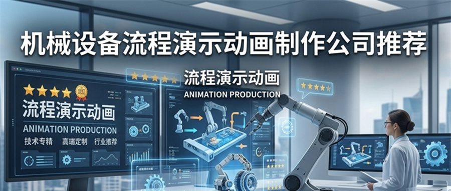 机械设备流程演示动画制作公司推荐