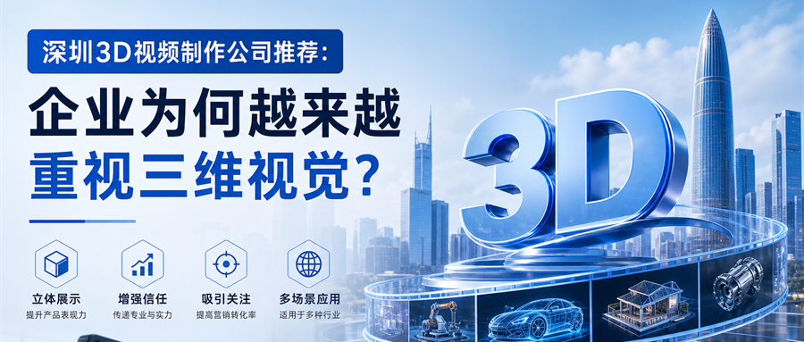 深圳3D视频制作公司推荐:企业为何越来越重视三维视觉? 深圳3D视频制作公司推荐:企业为何越来越重视三维视觉?