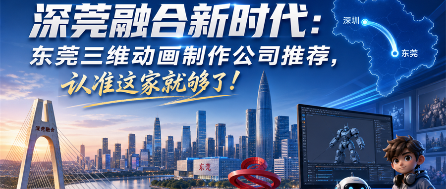 深莞融合新时代：东莞三维动画制作公司推荐，认准这家就够了！