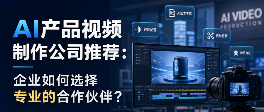 AI产品视频制作公司推荐：企业如何选择专业的合作伙伴？