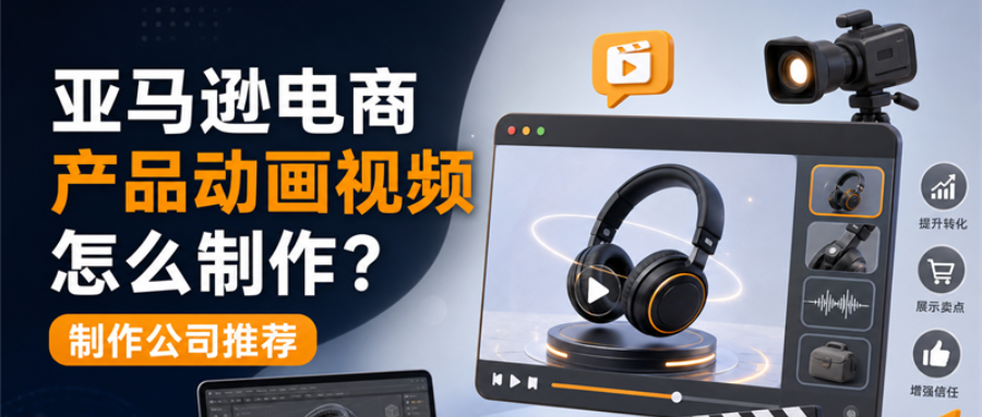 亚马逊电商产品动画视频怎么制作？制作公司推荐