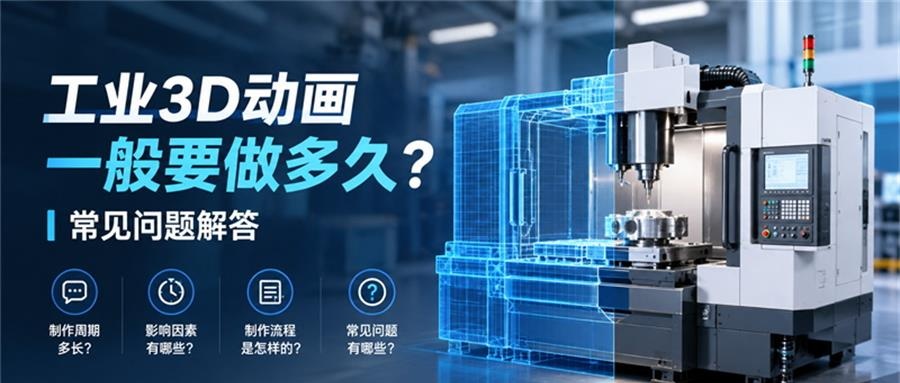 工业3D动画一般要做多久？常见问题解答