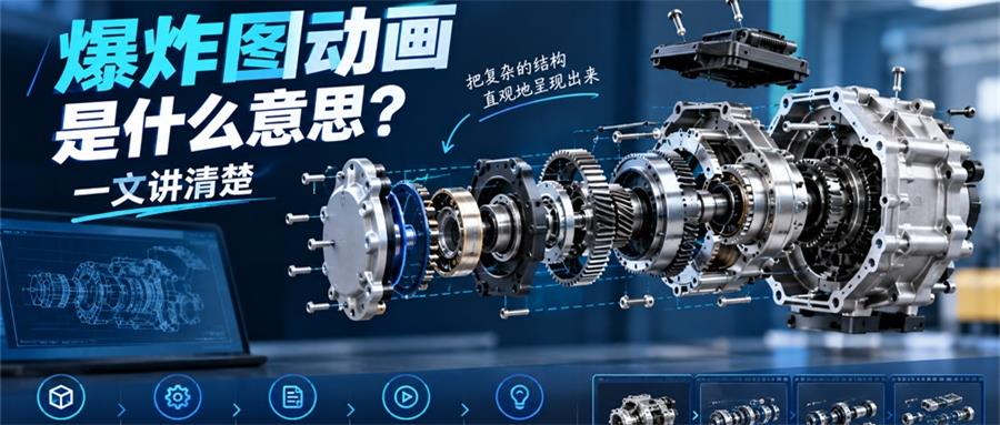 爆炸图动画是什么意思？一文讲清楚